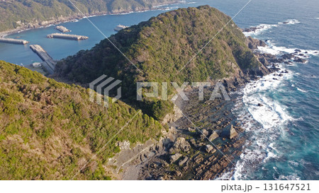 須賀無田海岸のドローン撮影 131647521