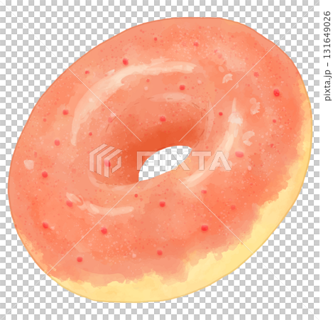 リアルな穴あきドーナツ(イチゴ) リアルな穴あきドーナツ(イチゴ) 131649026