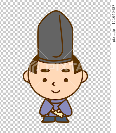 お辞儀をする平安時代の貴族の男性イラスト かわいい和風キャラクター素材 お辞儀をする平安時代の貴族の男性イラスト かわいい和風キャラクター素材 131649487