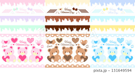 とろけるチョコ＆ハートベアセット 131649594