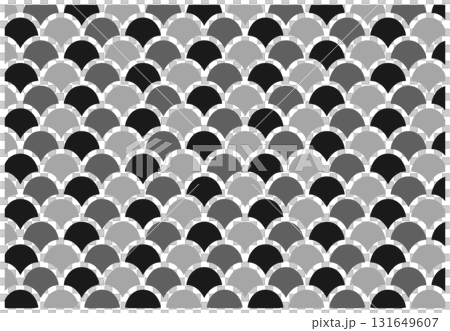 Grayscale material with a scale pattern 131649607