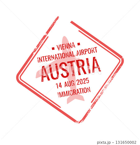 Austria travel stamp grunge texture 131650002
