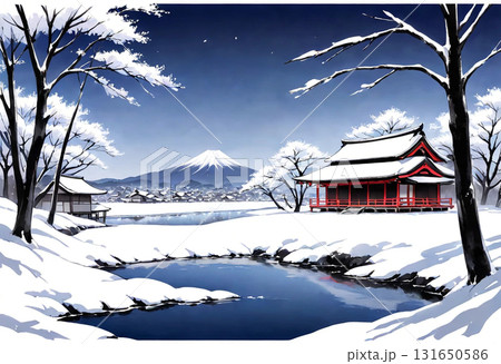 あるかもしれない日本の雪景色 131650586