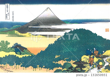 葛飾北斎 富嶽三十六景 #8 青山円座松 葛飾北斎 富嶽三十六景 #8 青山円座松 131650931