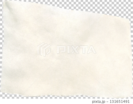 White crumpled tracing realistic paper with torn edges. Rice, washi paper for DIY projects, scrapbooking and collage White crumpled tracing realistic paper with torn edges. Rice, washi paper for DIY projects, scrapbooking and collage 131651491