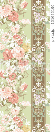 Assorted Handpainted Floral And Patterned Decorative Paper Collection 131653190