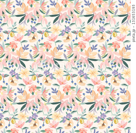 Assorted Handpainted Floral And Patterned Decorative Paper Collection 131653193