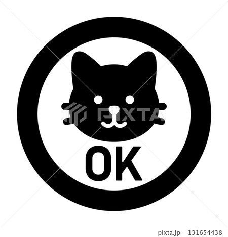 猫 OK アイコン 猫 OK アイコン 131654438