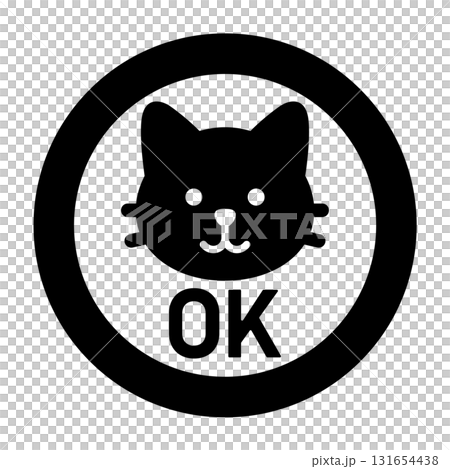 猫 OK アイコン 猫 OK アイコン 131654438