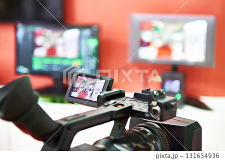 Screen Camcorder and TV Monitors 131654936