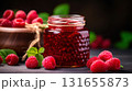 Sweet and Tangy: Fresh Raspberry Jam Made with Love 131655873
