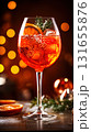 Vibrant Orange Aperol Spritz in a Glass 131655876