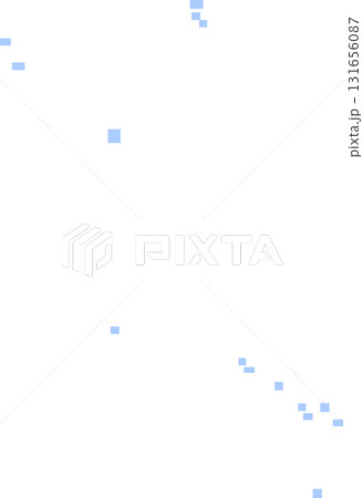 シンプルなクック諸島の地図（青） 131656087