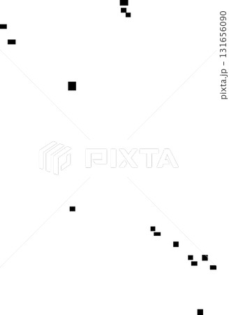 シンプルなクック諸島の地図（黒） 131656090