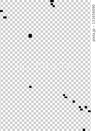 シンプルなクック諸島の地図（黒） 131656090