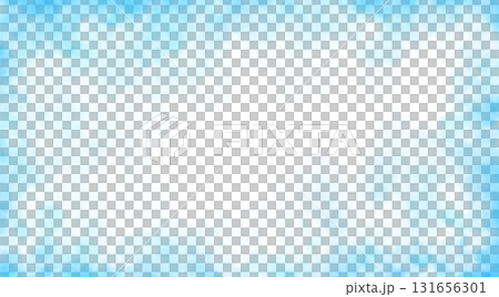 Light blue fog on transparent background with soft smoky texture and empty center for text, fantasy or atmospheric visuals Light blue fog on transparent background with soft smoky texture and empty center for text, fantasy or atmospheric visuals 131656301