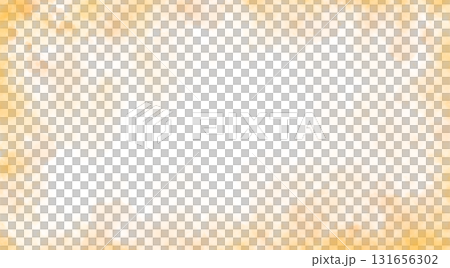 Fiery orange fog on transparent background with hot smoky texture and empty center for text, apocalyptic or dramatic visuals 131656302