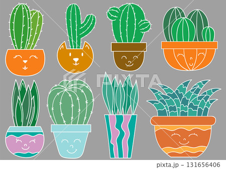 Set of illustrations for postcards, flyers, banners 131656406