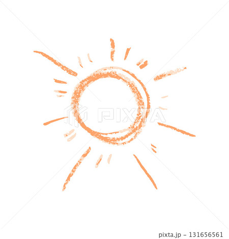 Children's icon with wax crayons and pastels Children's icon with wax crayons and pastels 131656561