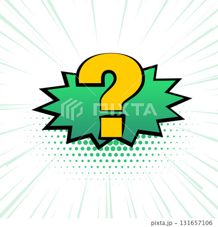 comic style question mark symbol background for social talk or speech comic style question mark symbol background for social talk or speech 131657106