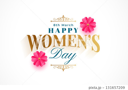 8th march womens day celebration background with flower decor 8th march womens day celebration background with flower decor 131657209