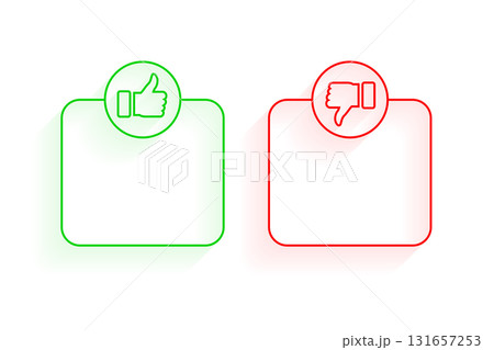 right and wrong checkmark box with empty space right and wrong checkmark box with empty space 131657253