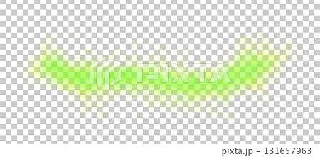 Yellow green and lime smoke texture with transparent background template or mockup for abstract visuals 131657963