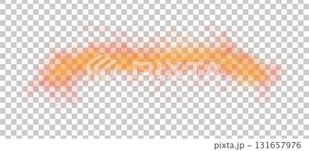 Red, orange and yellow smoke texture with transparent background template or mockup for abstract visuals 131657976