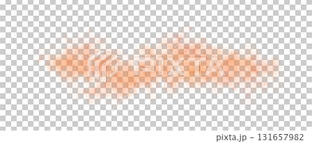 Green smoke or fog on transparent background, glowing mist effect template or mockup for toxic gas or magic spell 131657982