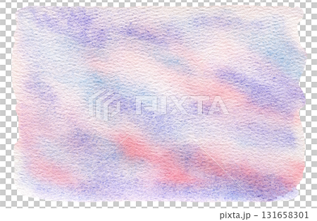 Tranquil coral pink, purple and blue pastel colours gradient watercolor painting splash background. Abstract paintbrush striped watercolour spray illustration for sunrise design, greeting cards Tranquil coral pink, purple and blue pastel colours gradient watercolor painting splash background. Abstract paintbrush striped watercolour spray illustration for sunrise design, greeting cards 131658301