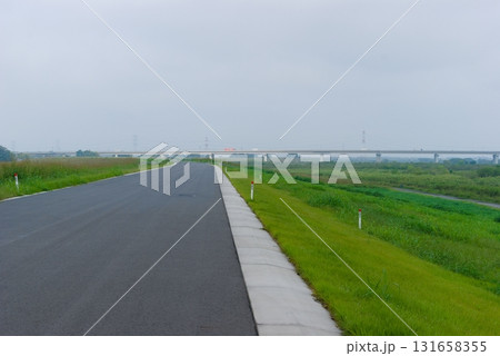 利根川サイクリングロード右岸の風景2025年10月 利根川サイクリングロード右岸の風景2025年10月 131658355