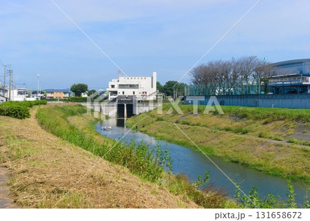 茨城県五霞町川妻給排水機場周辺2025年10月 茨城県五霞町川妻給排水機場周辺2025年10月 131658672