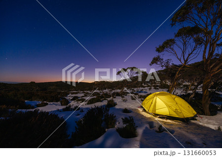 Mt St Gwinear Snow Camping in Australia 131660053