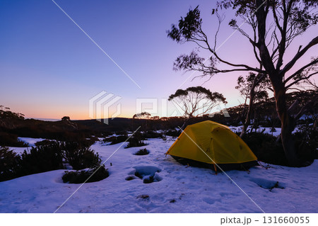 Mt St Gwinear Snow Camping in Australia Mt St Gwinear Snow Camping in Australia 131660055