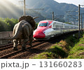 迫力満点！リアルな草食恐竜アルゼンチノサウルスの生態シーン 131660283