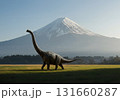 迫力満点！リアルな草食恐竜アルゼンチノサウルスの生態シーン 131660287