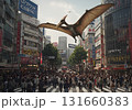 迫力満点！リアルな草食恐竜アルゼンチノサウルスの生態シーン 131660383