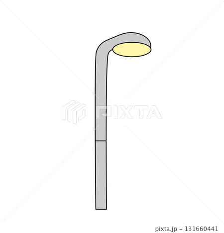 シンプルな街灯のイラスト 131660441