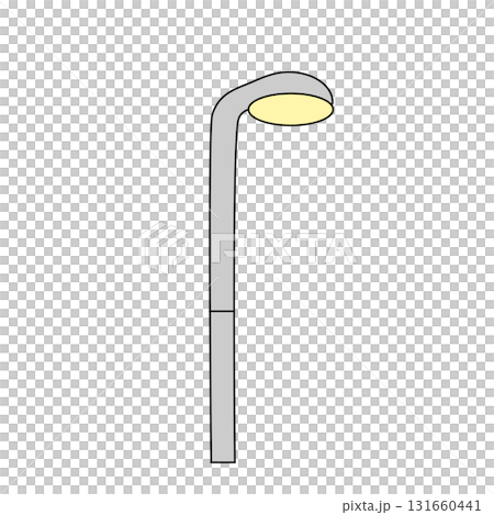 シンプルな街灯のイラスト 131660441
