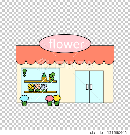Cute florist illustration 131660443