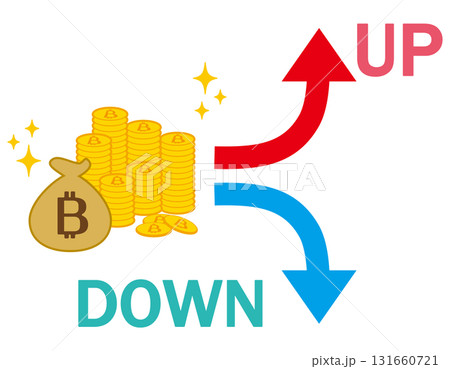 ビットコインのアイコン　仮想通貨 131660721