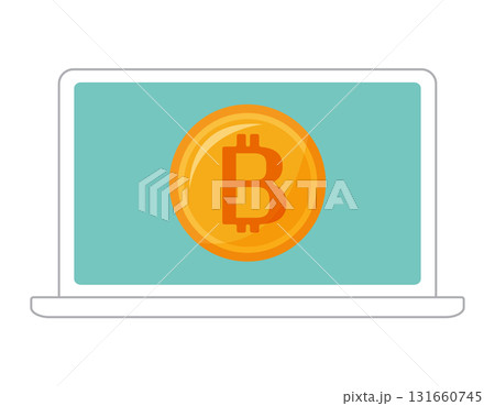 ビットコインのアイコン　仮想通貨 131660745