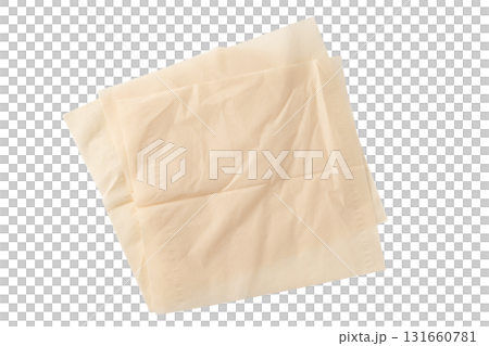 Bamboo tissue paper on transparent background (png) 131660781
