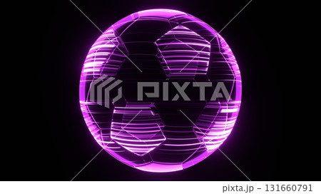 Holographic Soccer Ball Holographic Soccer Ball 131660791
