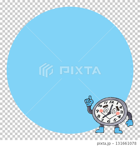 Clock character copy space Clock character copy space 131661078