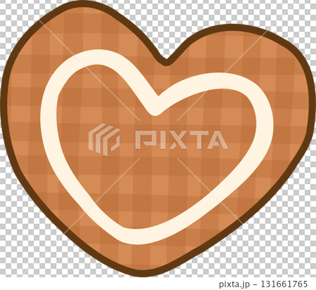 Gingham Christmas Gingerbread Heart Shape Cookie Hand Drawn, Coquette Preppy Christmas Gingham Christmas Gingerbread Heart Shape Cookie Hand Drawn, Coquette Preppy Christmas 131661765