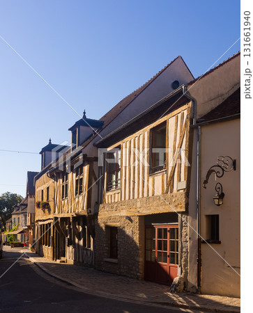 Traditional houses in the old town of Provins 131661940
