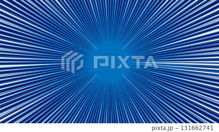 Abstract Blue Radial Burst Background 131662741