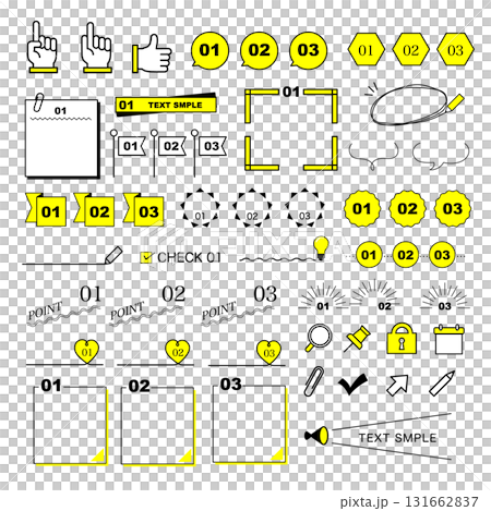 Various decorative frames set 131662837