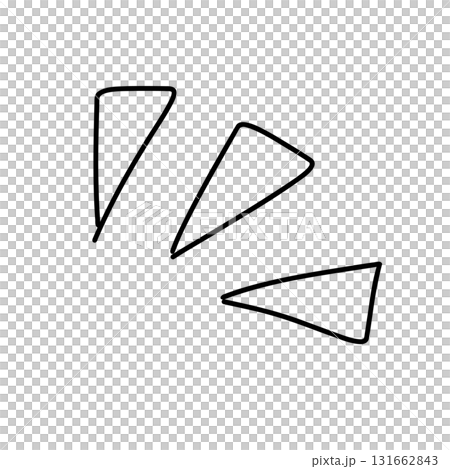 Surprise and discovery cartoon icon line drawing 131662843